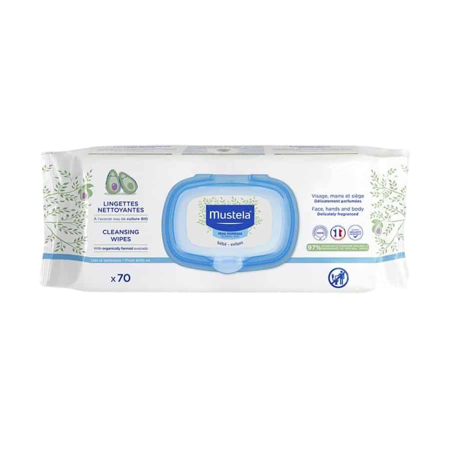 mustela Cleansing Wipes with Organic Avocado
