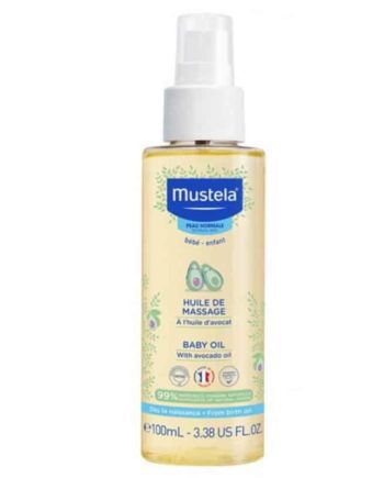 mustela huile de massage baby oil 100ml