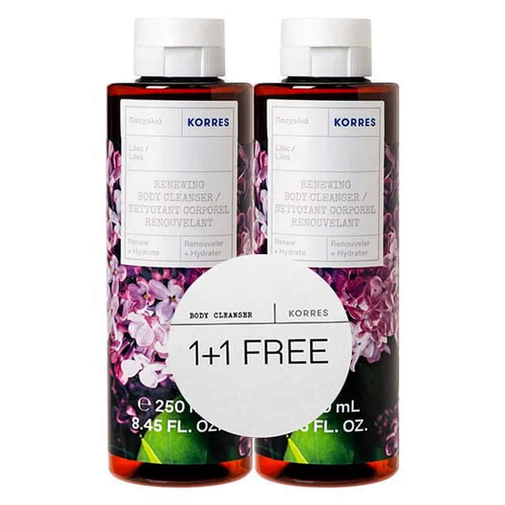 Korres Set Shower Gel Lilac 2x250ml
