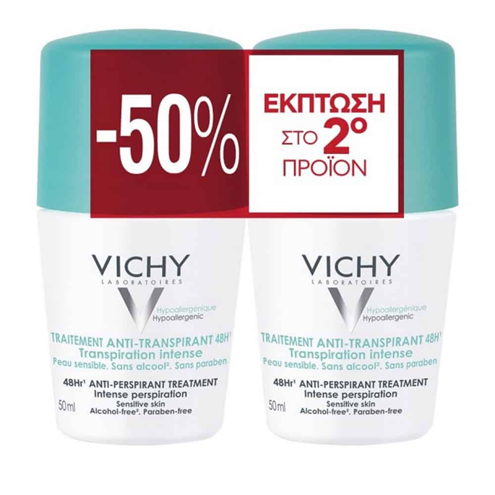 Vichy Promo Deodorants 48ωρη 2x50ml