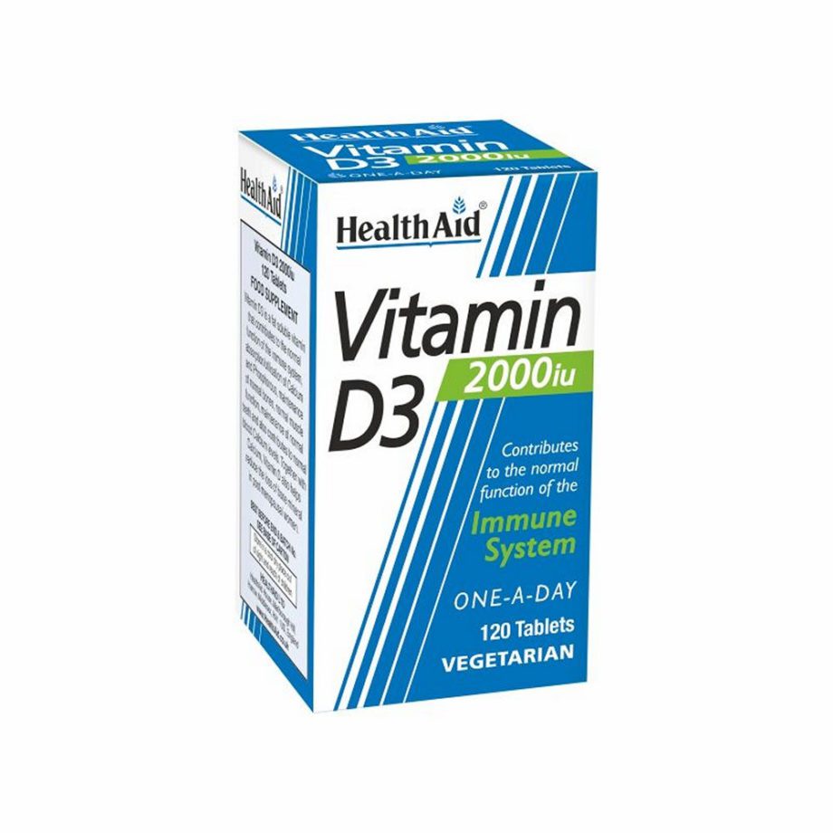 Health Aid Vitamin D3 2000 120tablets