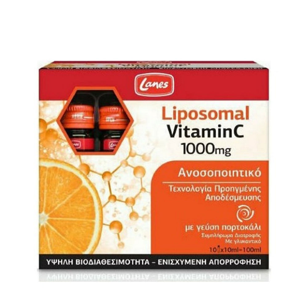Lanes Liposomal Vitamin C Orange 1000mg 10x10ml
