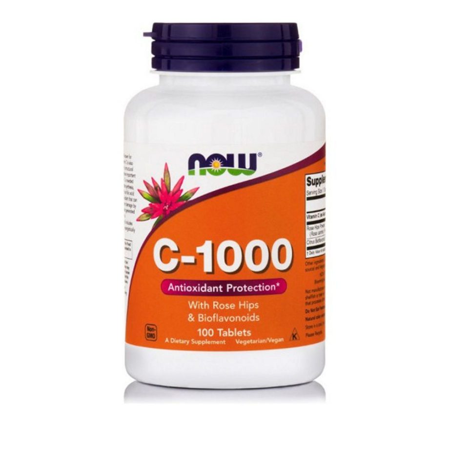 Now Foods Vitamin C-1000 With Rose Hips 100tab