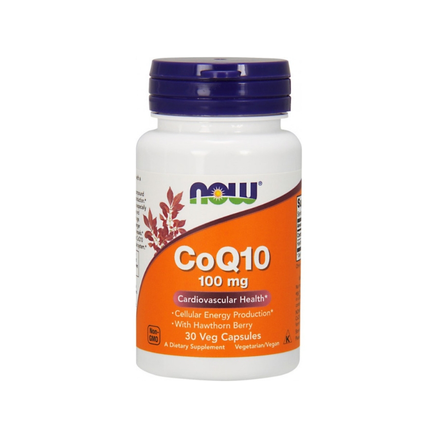 Now Foods Συνένζυμο CoQ10 100mg 30Veg Capsules