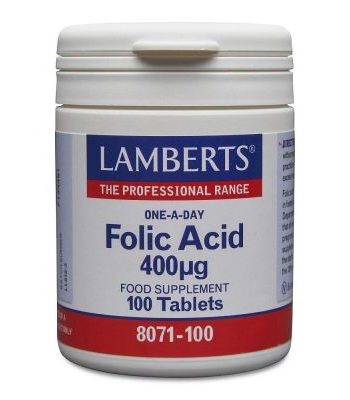 Lamberts Folic Acid 400 μg 100 tabs
