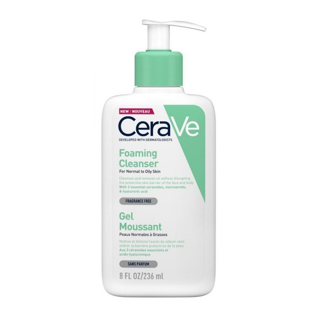 cerave foaming cleanser oily skin236ml