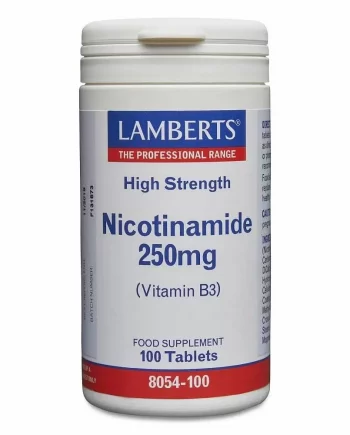 lamberts nicotinamide 250mg 100 tablets
