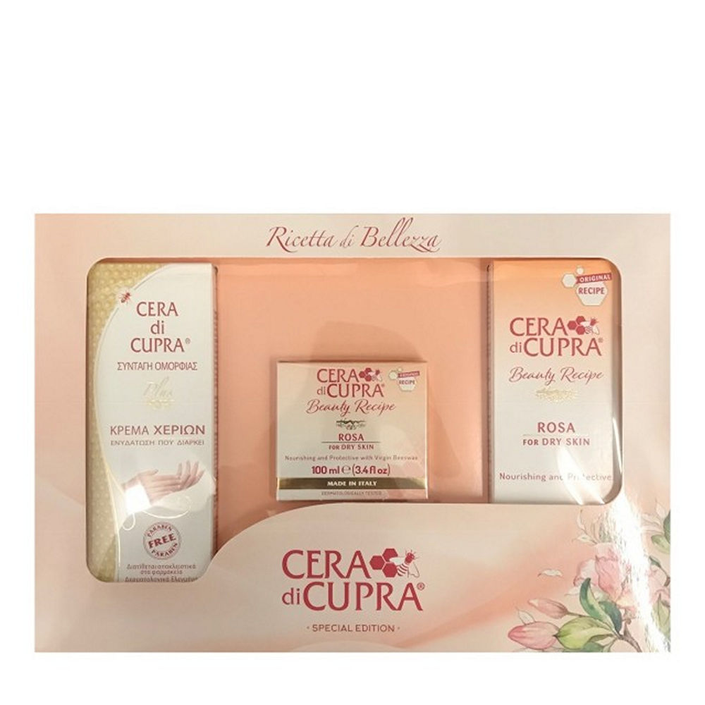 Cera Di Cupra Promo Hand Cream 75 ml & Rosa 75ml & Rosa Βάζο 100ml