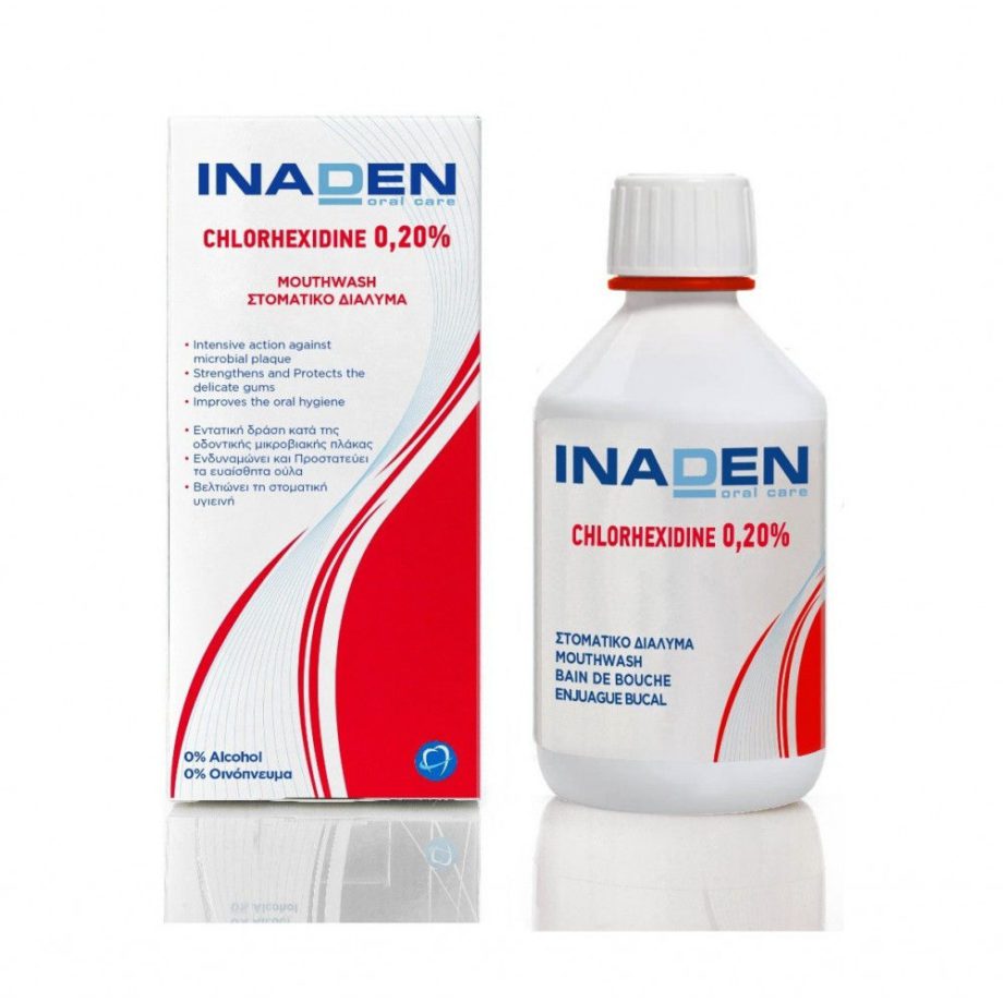 Inaden Chlorhexidine 020 Mouthwash 250ml