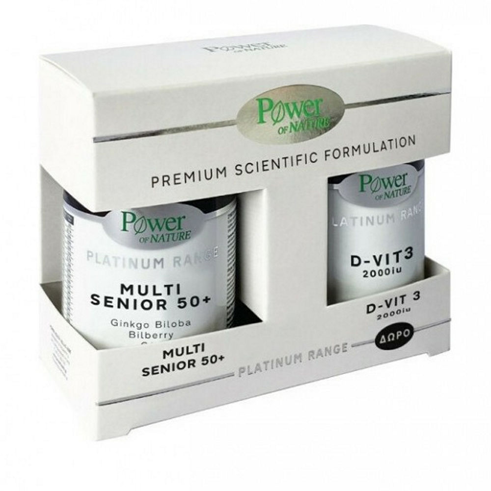 Power Health Promo Platinum Range Multi Senior 50+ 30 tabs &Gift D-Vit3 20tabs