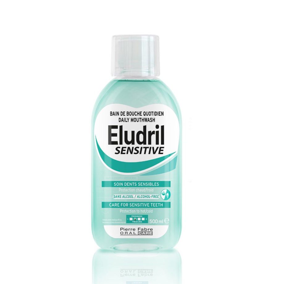 Elgydium Eludril Sensitive Daily Mouthwash For Sensitive Teeth 500ml