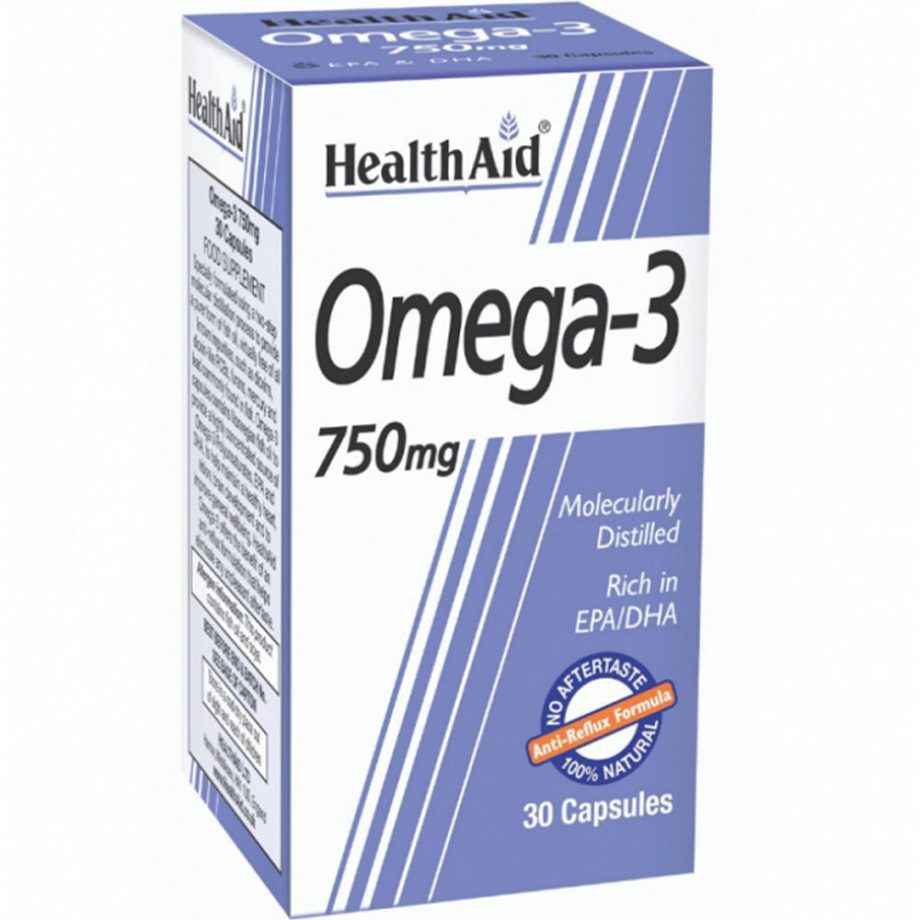 Health Aid Omega 3, 750mg 30caps
