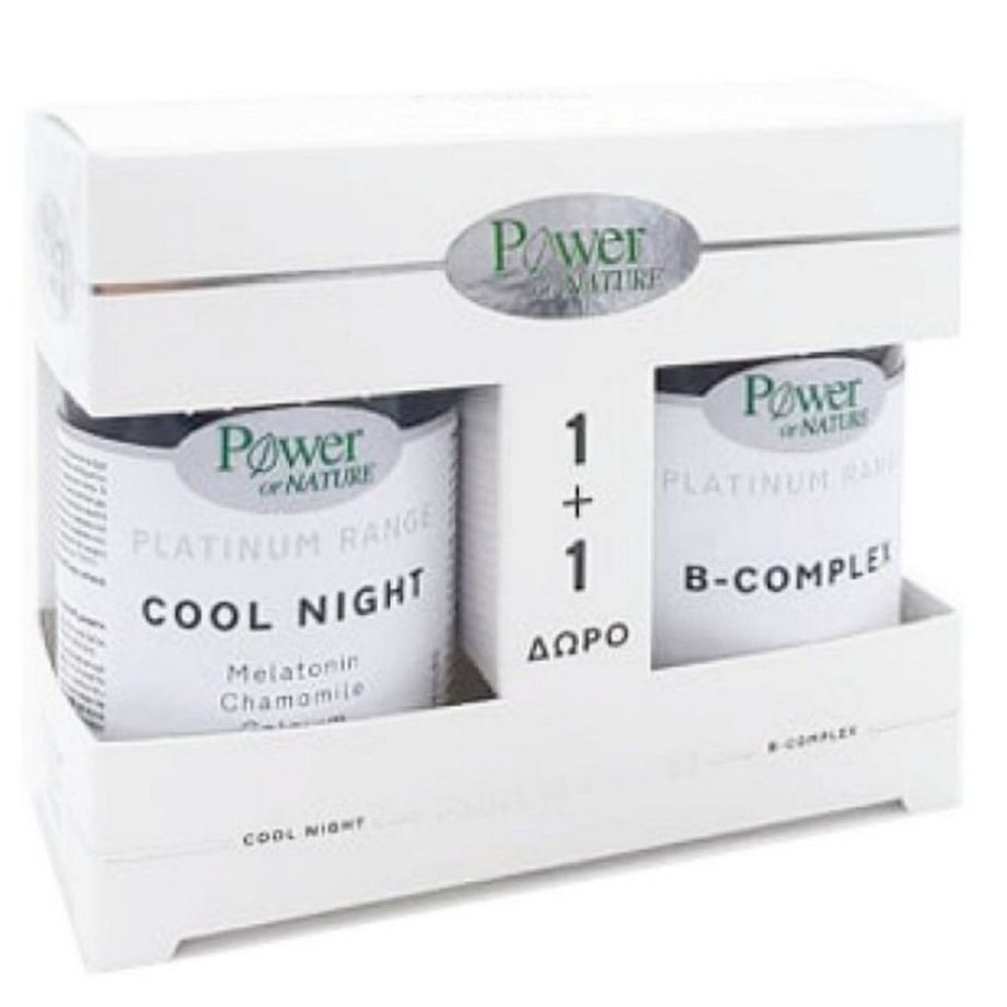 Power Of Nature Promo Platinum Range Cool Night 30caps & Platinum Range B-Complex 20tablets