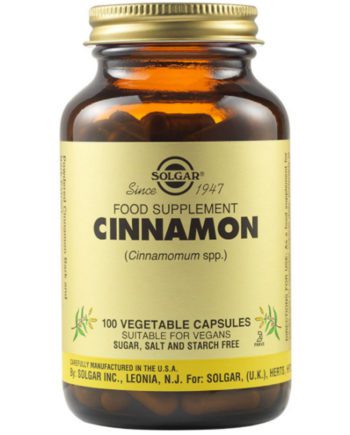 Solgar Cinnamon , 100 Vegetable Capsules