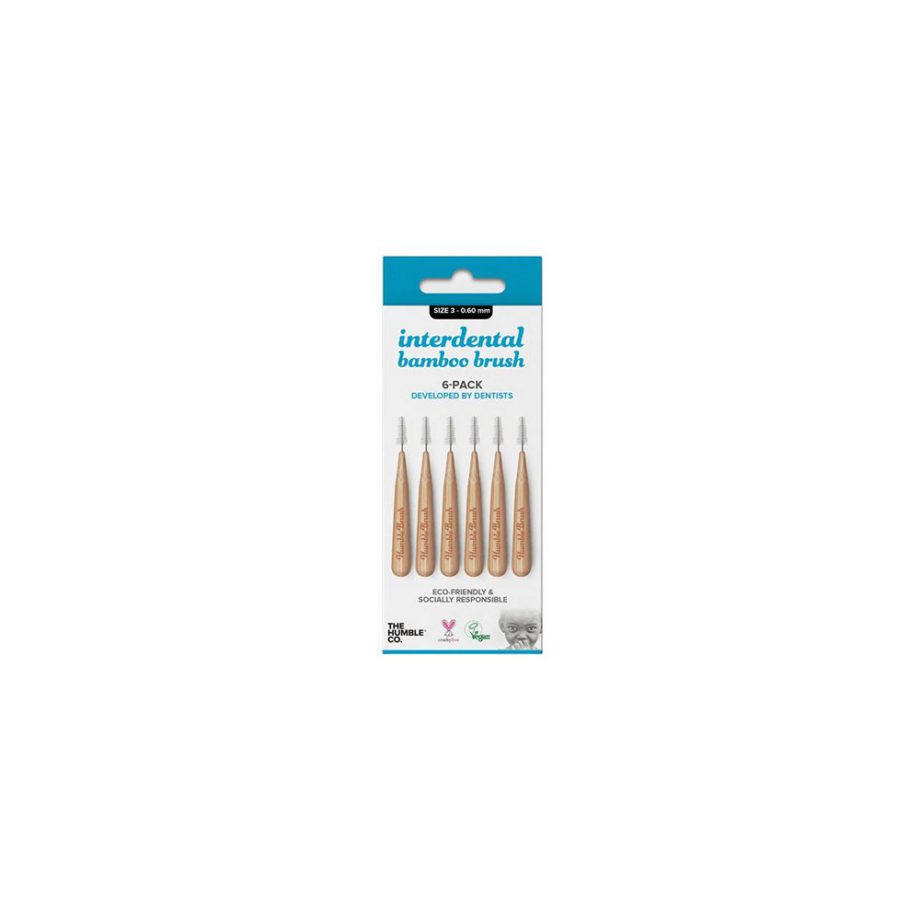The Humble Co Interdental Bamboo Brush Blue