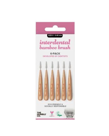 The Humble Co Interdental Bamboo Brush Pink