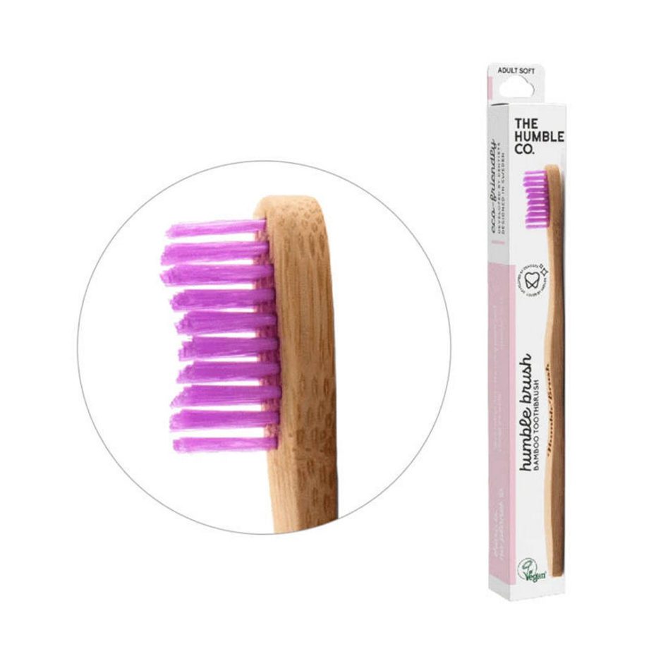 The Humble Co Toothbrush Pink