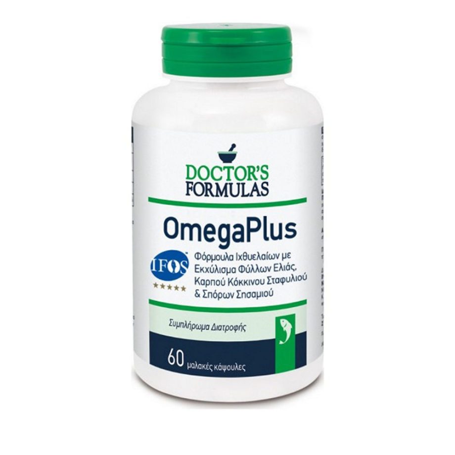 Doctor's Formulas Omega Plus, Φόρμουλα Ιχθυελαίων 60 Κάψουλες