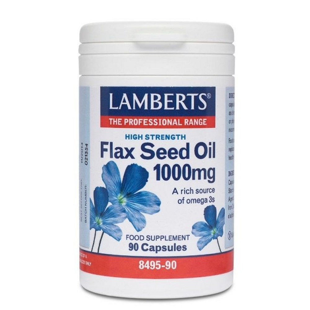 Lamberts Flax Seed Oil 1000Mg 90 Capsules