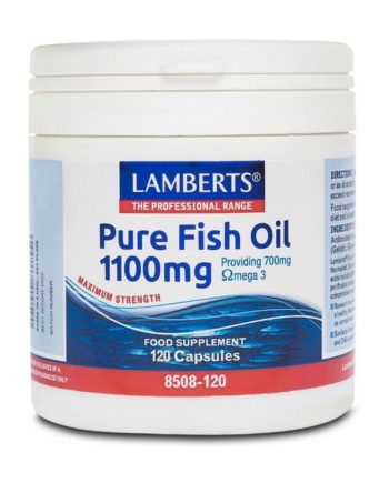 Lamberts Pure Fish Oil 1100Mg 120 Capsules