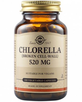 Solgar Chlorella 520mg 100 Vegetable Capsules