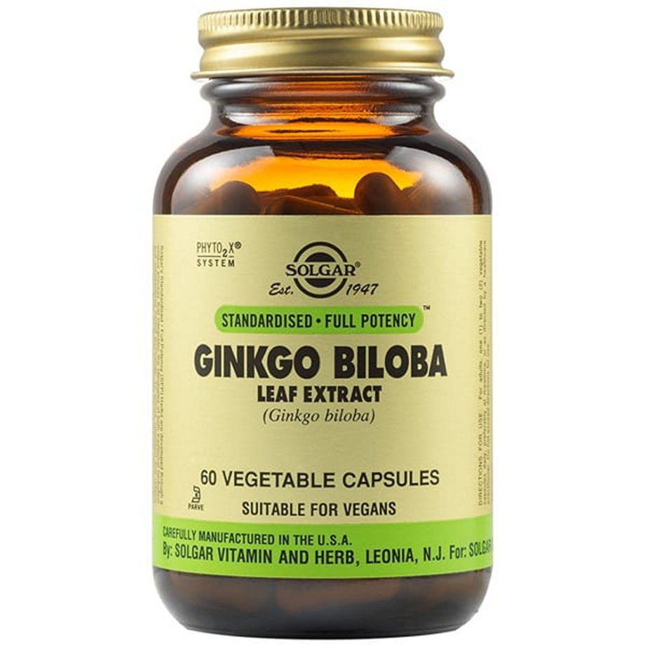 Solgar Ginko Biloba 60 Vegetable Capsules