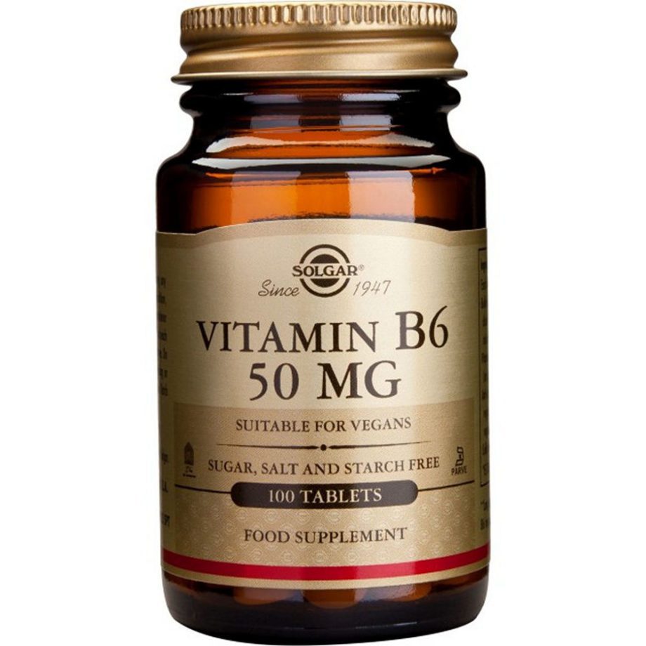 Solgar Vitamin B6 50MG 100 Tablets