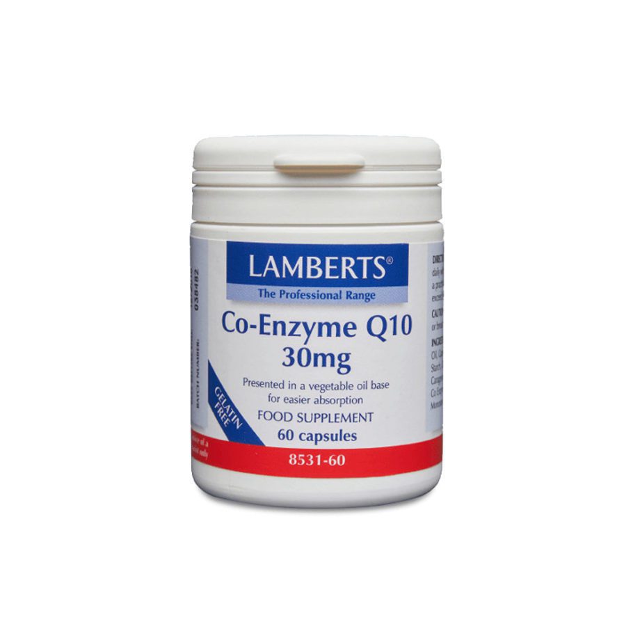 Lamberts Co-Enzyme Q10 30mg 30 Capsules
