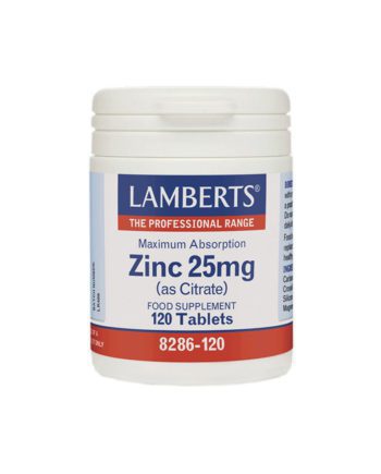 Lamberts Zinc 25mg as Citrate 120 Tablets