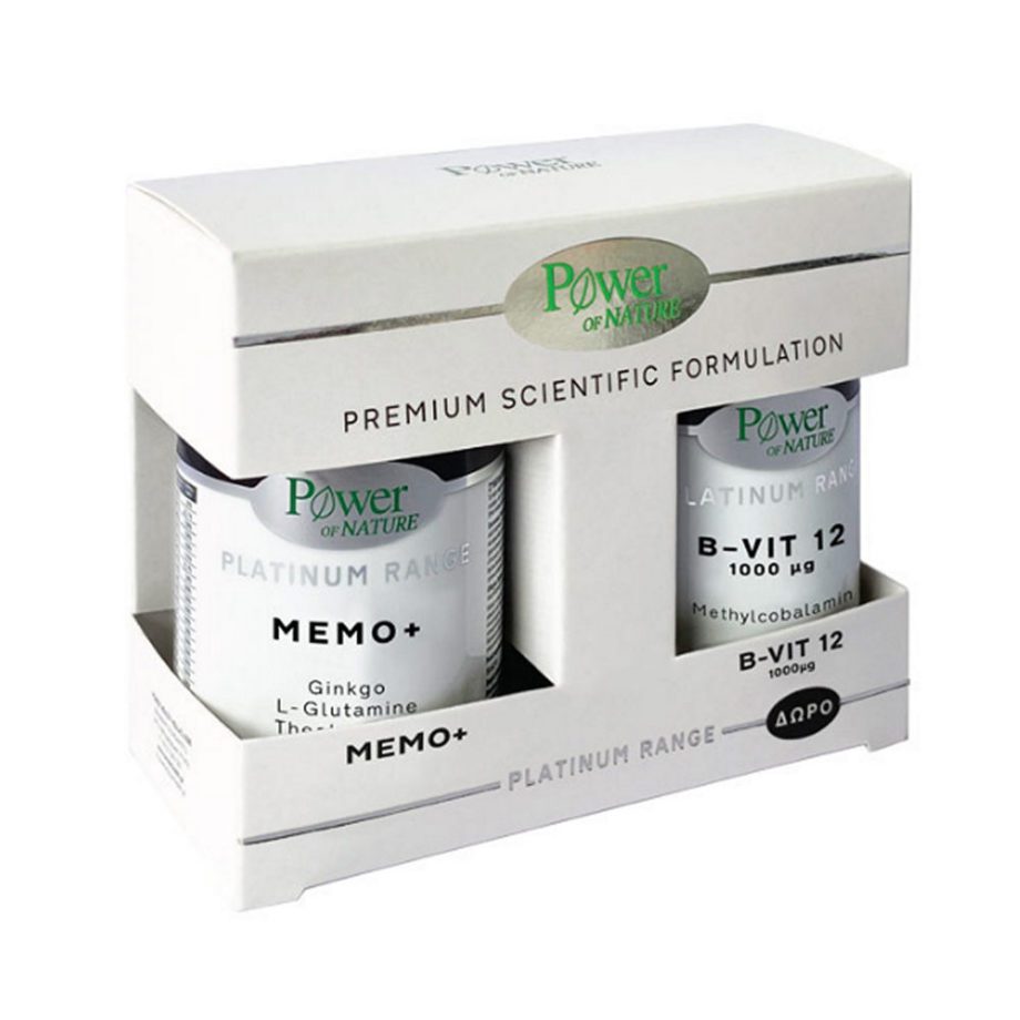 Power Health Promo Platinum Range Premium Scientific Formula Memo+ 30 Caps & Δώρο B-Vit 12 1000mg