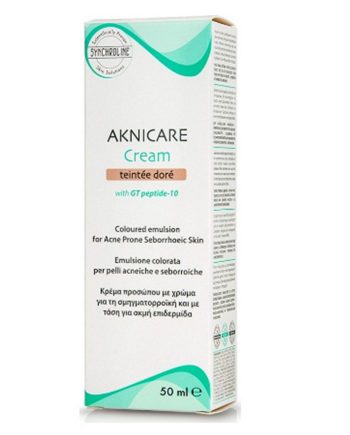 Synchroline Aknicare Cream Teintee Dore Κρέμα για Ακνεικές Επιδερμίδες Με Χρώμα 50ml