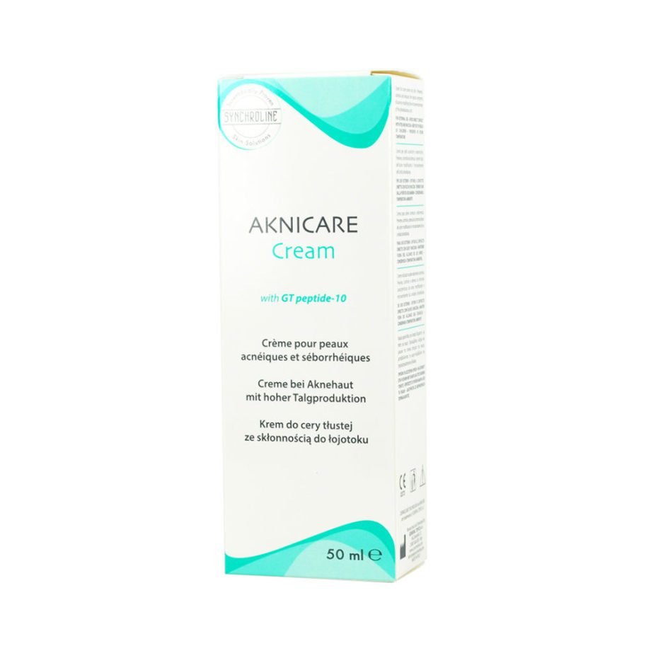 Synchroline Aknicare Cream, Σμηγματορρυθμιστική Eνυδατική Κρέμα 50ml