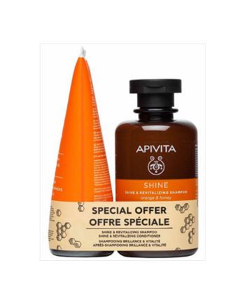 Apivita Promo Shine Shampoo 250ml & Conditioner 150ml