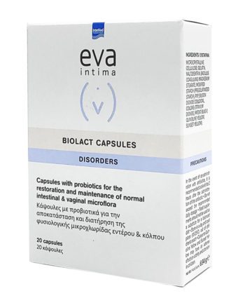 Intermed Eva Intima Biolact Capsules Disorders Προβιοτικά 20 Κάψουλες
