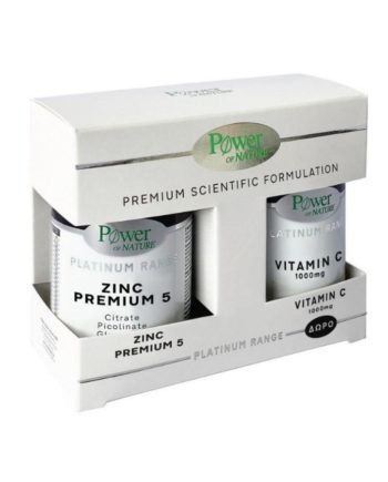 Power Health Promo Platinum Range Zinc Premium 5 30caps & Δώρο Vitamin C 1000mg 20caps