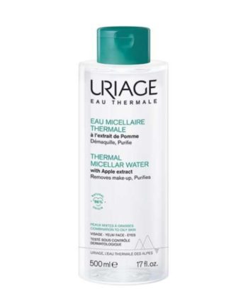 Uriage Eau Thermal Micellar Water with Apple Extract Combination to Oily Skin