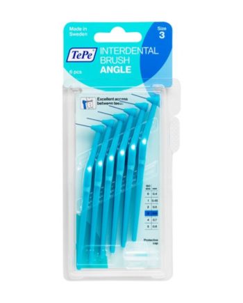 TePe Interdental Brushes Angle Μεσοδόντια Βουρτσάκια 0.6mm 6τμχ