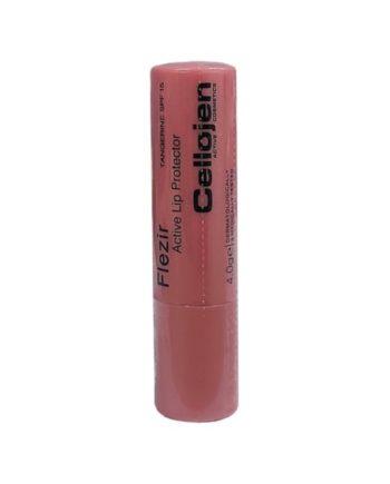 Cellojen Flezir Lip Protector Spf15 Εντατική Προστασία για Κατεστραμμένα, Αφυδατωμένα, Σκασμένα Χείλη 4gr Ο συνδυασμός φυτικού κεριού, φυτικών ελαίων, Βιταμίνης Ε στο Flezir Lip, το καθιστά ικανό να προστατεύει από την αφυδάτωση, να καταπολεμά την δράση των ελεύθερων ριζών και να ενισχύει το σχηματισμό κερατίνης. Η προσθήκη ορυκτών χρωστικών ουσιών (οξείδιο του ψευδαργύρου) βοηθά στην επούλωση των σκασιμάτων και μαζί με το δείκτη προστασίας, προστατεύουν τα χείλη από τις επιβλαβείς επιδράσεις της ηλιακής ακτινοβολίας.