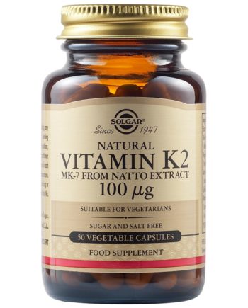 Solgar Natural Vitamim K2 MK-7 100μg 50 κάψουλες