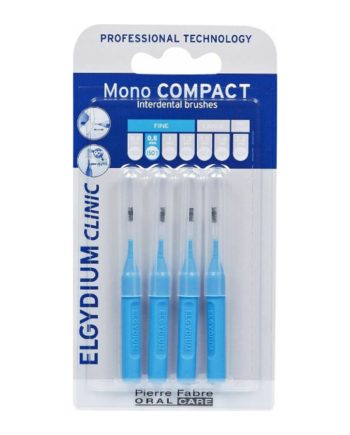 Elgydium Clinic Mono Compact Interdental Brushes Blue 0.4, 4 τεμάχια