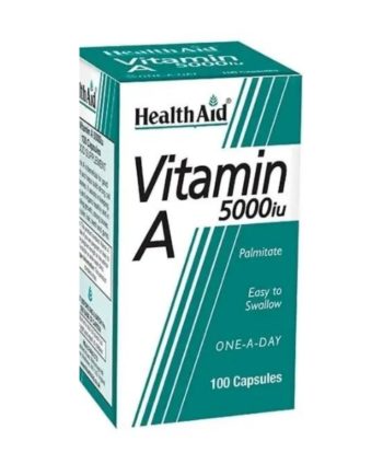 Health Aid Vitamin A 5000 IU 100 caps