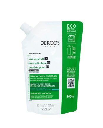 Vichy Dercos Anti-dandruff Shampoo - greasy hair Refill 500ml