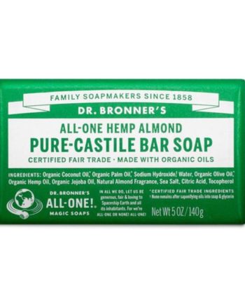 Dr Bronners Pure Castille Bar Soap Almond