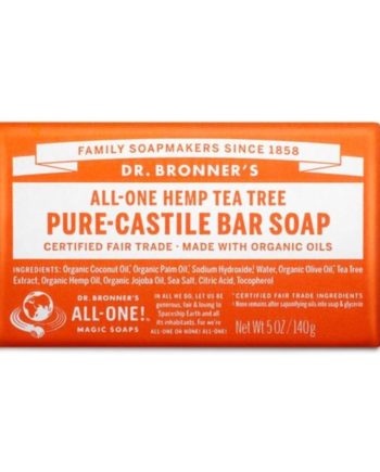 Dr Bronners Pure Castille Bar Soap Tea tree