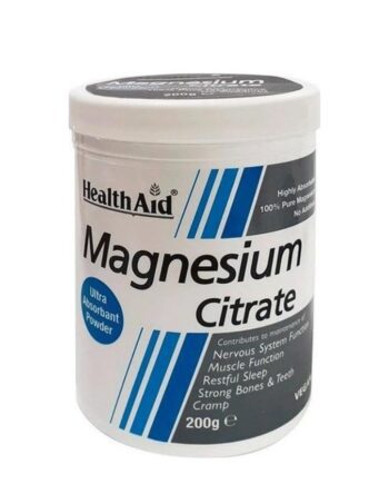Health Aid Magnesium Citrate Powder Vegan 200 gr