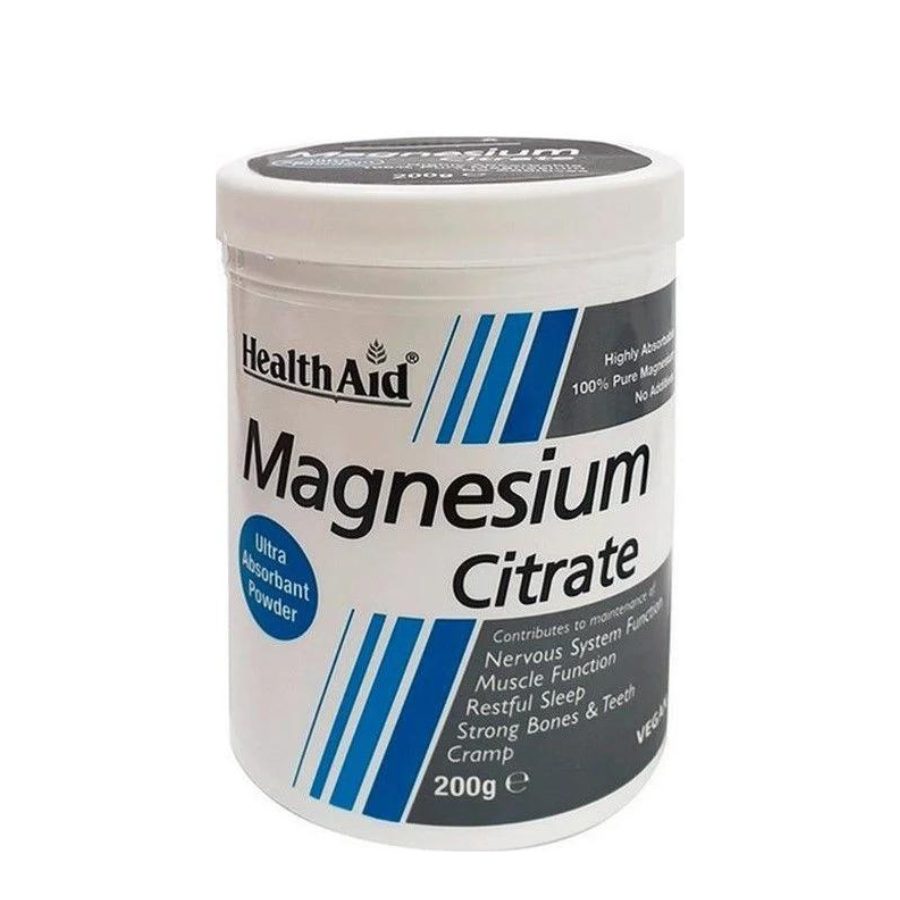 Health Aid Magnesium Citrate Powder Vegan 200 gr