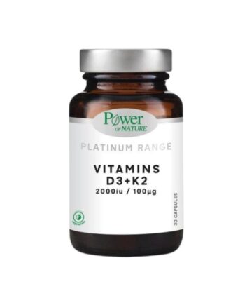Power Health Platinum Range Vitamins D3 2000 IU + K2 100 μg 30