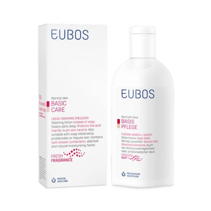 Eubos Liquid Washing Emulsion red, 200ml