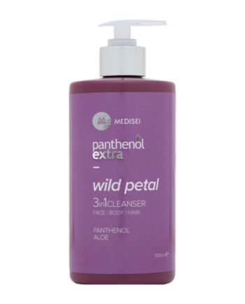 Panthenol Extra Wild Petal 3in1 Καθαριστικό Πρόσωπο - Σώμα - Μαλλιά 500ml Το Wild Petal 3 in 1 Cleanser της Panthenol Extra είναι ένα αφρόλουτρο και σαμπουάν, ιδανικό για καθημερινή χρήση σε πρόσωπο, σώμα και μαλλιά. Το μαγευτικό του άρωμα πηγάζει από μία έκρηξη λουλουδιών με μείγμα από Αποξηραμένα Φρούτα, Περγαμόντο, Παιώνια και λευκό Μόσχο που ενώνονται αρμονικά μεταξύ τους. Ο πλούσιος αφρός του με ευεργετικά στοιχεία Αλόης και Πανθενόλης, τονώνει και αναζωογονεί την επιδερμίδα προσφέροντας αίσθηση φρεσκάδας και καθαριότητας. Κατάλληλο για κάθε τύπο μαλλιών και επιδερμίδας. Χωρίς γλουτένη. Οφέλη: Ιδανικό για καθημερινή χρήση σε πρόσωπο, σώμα και μαλλιά Τονώνει και αναζωογονεί την επιδερμίδα Προσφέρει αίσθηση φρεσκάδας και καθαριότητας Κατάλληλο για κάθε τύπο μαλλιών και επιδερμίδας Χωρίς γλουτένη