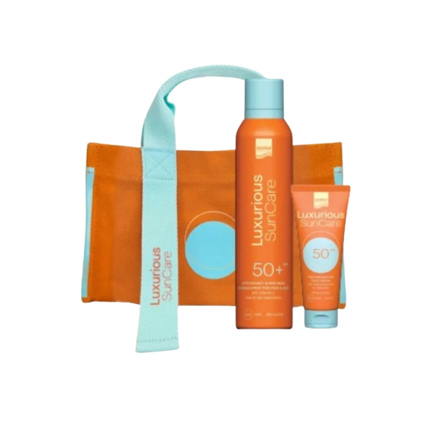 InterΜed Promo Luxurious Invisible Spray SPF50 200ml + Suncare Cream SPF50 75ml